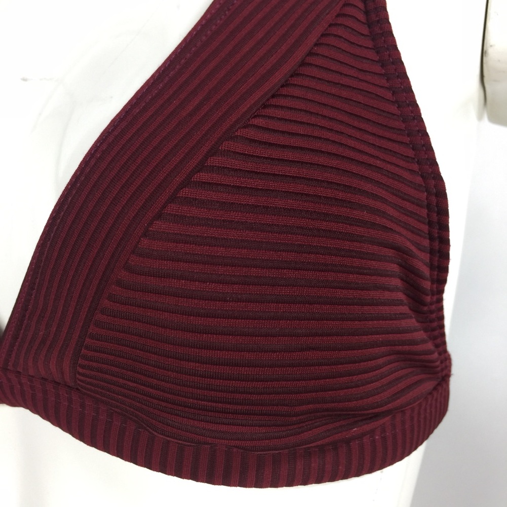 La Blanca Swimwear Cross Back Top Crimson 8 - Picture 8 of 15
